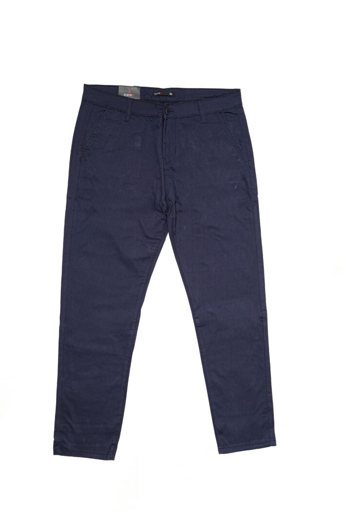 Navy Blue Cotton Pant - Image 2