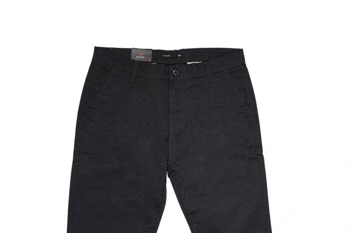 Dark Black Cotton Pant - Image 2