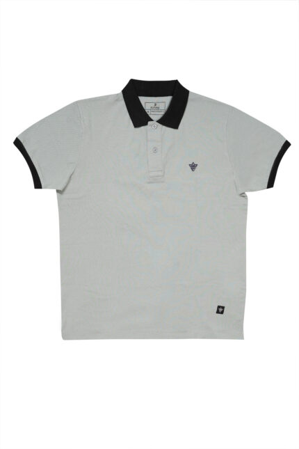 Seagreen And Black Polo Shirt