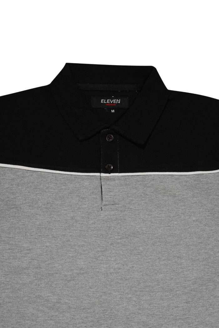 Grey And Black Polo Shirt - Image 2