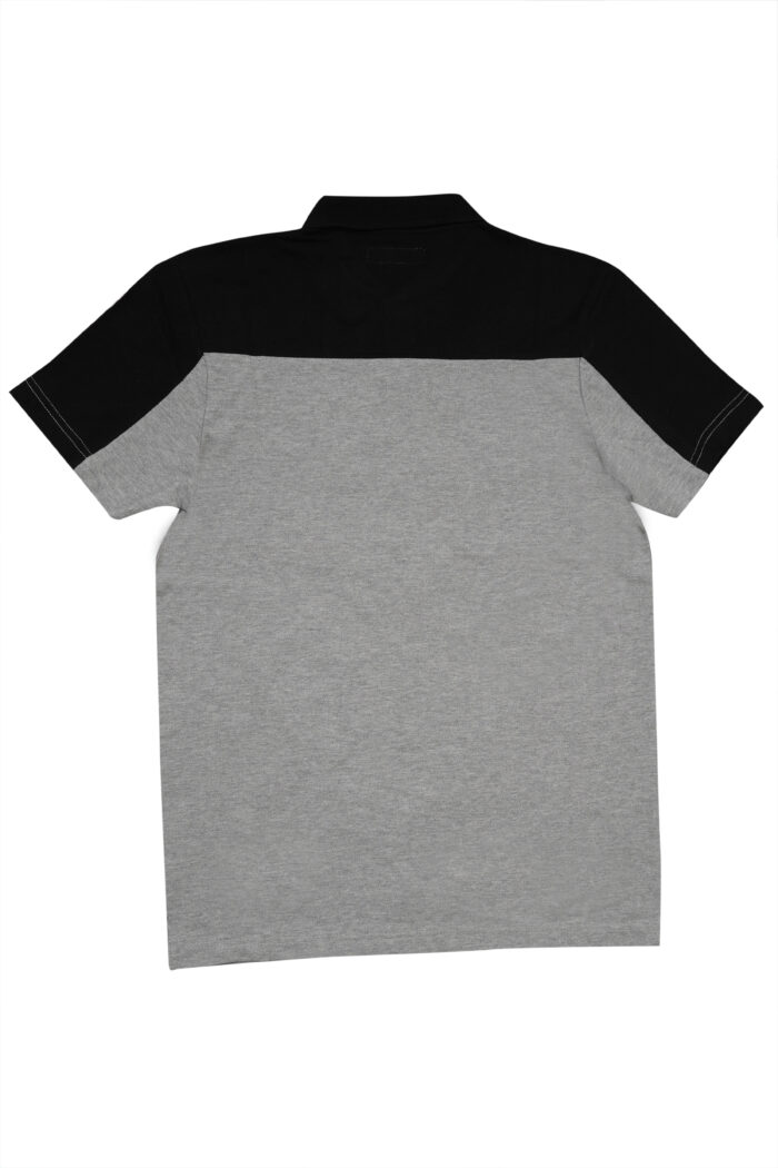 Grey And Black Polo Shirt - Image 3