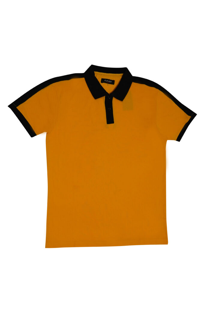 Yellow black Polo Shirt - Image 1
