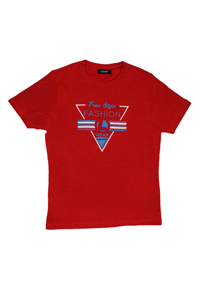 Red Shirt With Triangle - Image 1